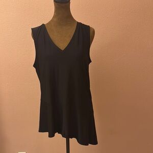 H by Halston Elegant Black Sleeveless Top